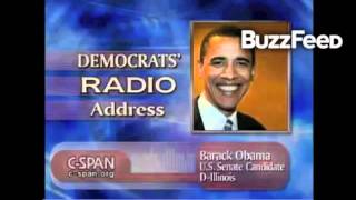 In 2004 Obama won the Democratic primary for the United States senate. In this video in which he delivers the Democrat's weekly radio address, Obama attacks then President Bush for three years of a "dismal economy."