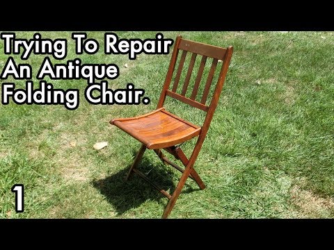 Repair of Antique Folding Chair