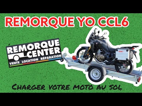 Remorque Abaissable Porte-moto et scooter - YO REMORQUE - CCL6 - 246 x 100 cm - Référence YO_CCP5_5