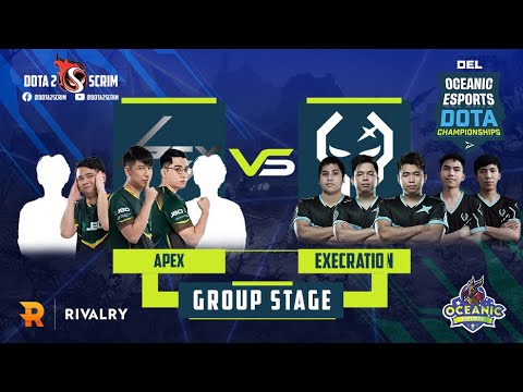 Apex vs Execration - Oceanic Esports Dota Championships - Group Stage - B02