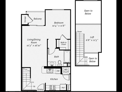 Avalon Playa Vista - Virtual Tour | 750 SqFt | 1 Bed 1 Bath Studio Loft | Renovated