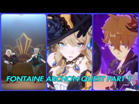 [Genshin Impact] 4.0 Archon quest part 1 cutscenes