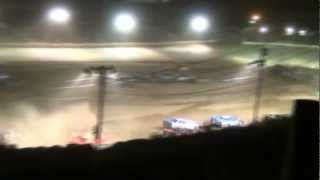 preview picture of video 'Beckley Motorsports Park Super Late Model Black Gold 50 Highlights 6-16-2012'