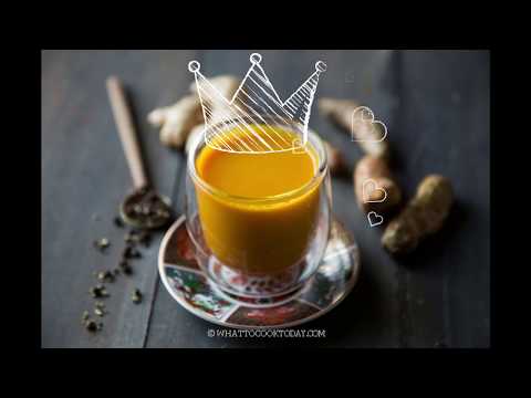 Indonesian Jamu Kunyit Jahe Asam (Turmeric Ginger Tamarind Jamu Juice)
