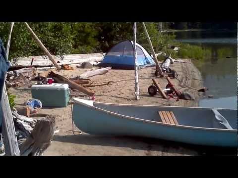 Camping on Amor lake (via canoe)