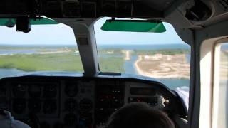 preview picture of video 'Maya Island Air - Landing at Placencia Peninsula Airstrip, Belize'