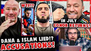 SERIOUS ACCUSATIONS on Dana White & Islam Makhachev! Conor McGregor RETURNS INTERNATIONAL FIGHT WEEK
