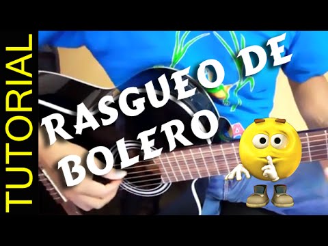 Bolero strumming on guitar. Bolero rhythm.