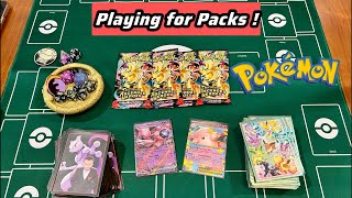 Live Pokemon TCG Gameplay & Cracking Packs [ascended heroes] Team Rocket VS Clefable Ex
