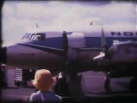 North Central Airlines Convair 580 Boarding and Takeoff 1974