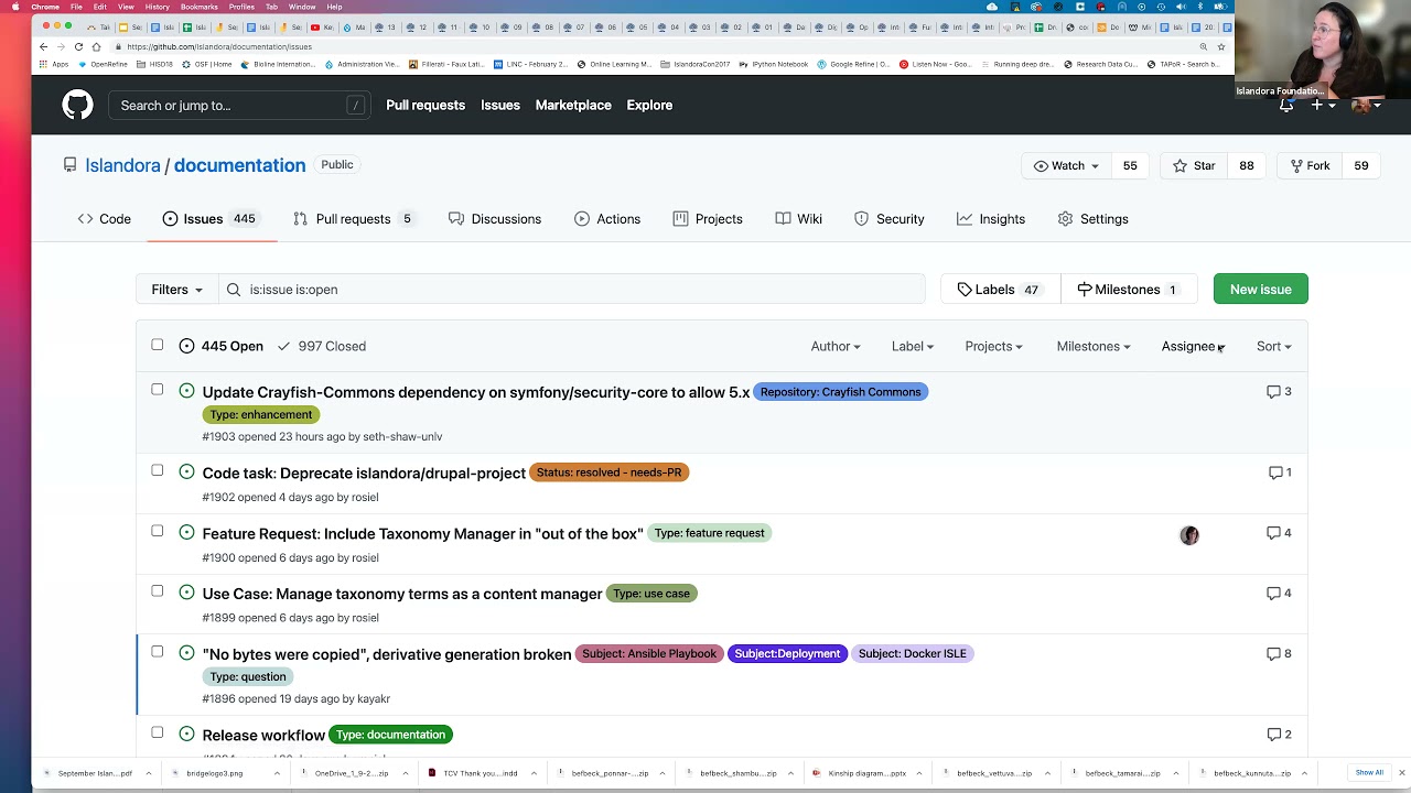 About Islandora's Github Issues and Labels