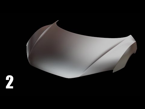 Blender 2.83 Car Modeling - Part 2 [The Hood]