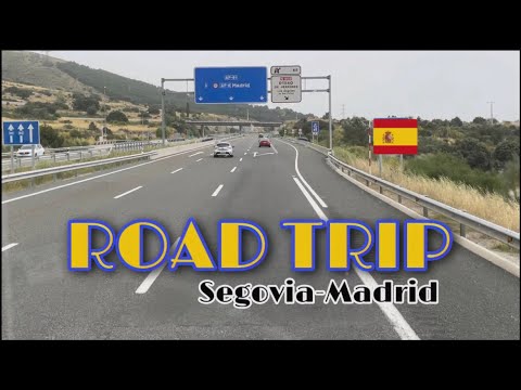 Road trip from Segovia to Madrid | 4K