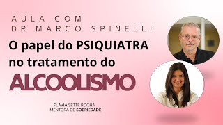 Aula com Psiquiatra Dr Marco Spinelli sobre alcoolismo e o papel do psiquiatra 