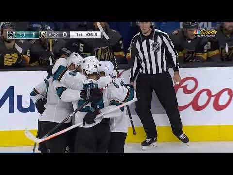 Logan Couture opens the scoring for San Jose