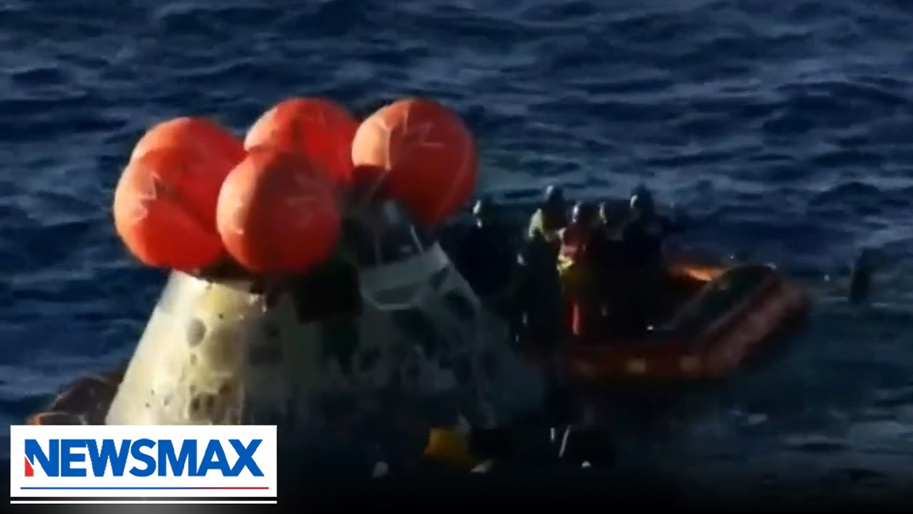 BACK ON EARTH: Artemis II astronauts exit capsule after 10-day voyage around the moon