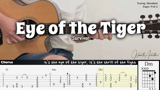 Download lagu Eye of the Tiger - Survivor | Fingerstyle Guitar | TAB Chords Lyrics mp3 Download lagu Eye of the Tiger - Survivor | Fingerstyle Guitar | TAB Chords Lyrics mp3
