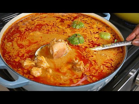 How to make Ghana chicken Peanut butter / groundnut Soup with a twist
