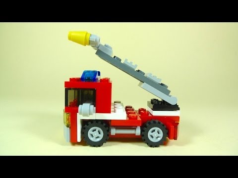 Vidéo LEGO Creator 6911 : Le mini camion de pompier