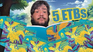 5 Ascended Heroes Elite Trainer Boxes on Pokémon Day!