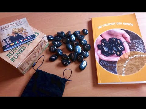 ☀️ Runen Steine & "Die Weisheit der Runen" von Maria Solva Roithinger 🔮 Unboxing & kleine Legung