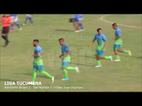 LIGA TUCUMANA (Segunda fase): Almirante Brown goleó a San Ramón