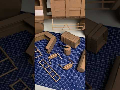 Rakit Miniatur Truk Fuso Goprak Dari Kardus part 2 #miniaturtruck #miniaturtrukkardus