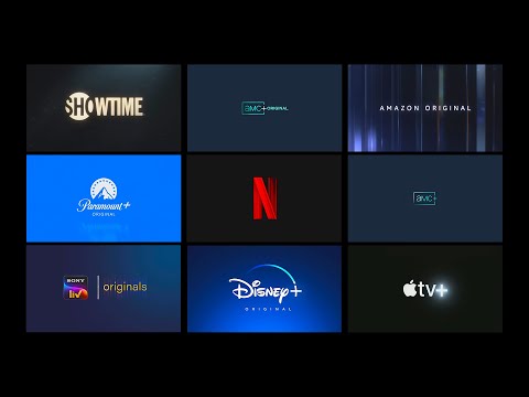 Streaming Service Originals Logo (Amazon/Netflix/Disney+/Paramount+/HBO Max/AMC/Hulu etc)