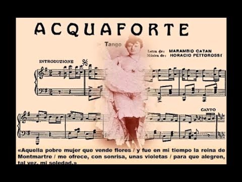 OSVALDO PUGLIESE - MIGUEL MONTERO - ACQUAFORTE - TANGO - 1958