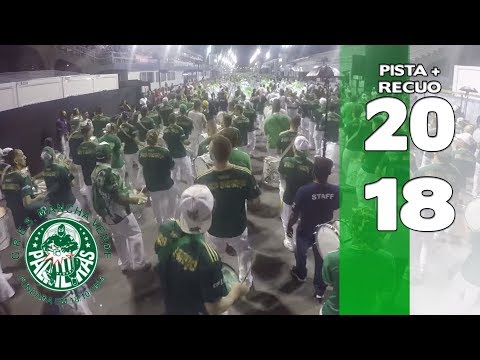 Bateria Mancha Verde 2018 - Pista + Recuo - Apoteose Visita Anhembi