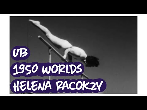 Helena Racokzy 1950 Bars Gymnastics Coaching com Helena Racokzy 1950 Bars Gymnastics Coaching com