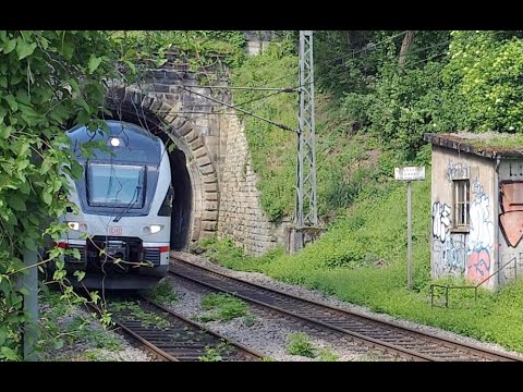 Gäubahn Stuttgart Kriegsberg-Tunnel  IC, Südmilch und Hauptbahnhof #panoramabahn #frankenbahn #bwegt