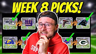 Making Our Week 8 NFL Picks For Every Game! (Loser does Forfeit!)