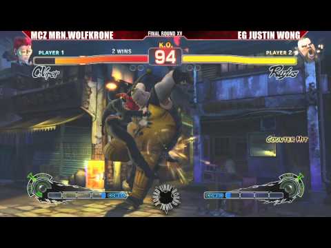 SSF4 AE 2012 Grand Finals MCZ MRN.Wolfkrone vs EG Justin Wong - FR XV - Road to Evo 2012