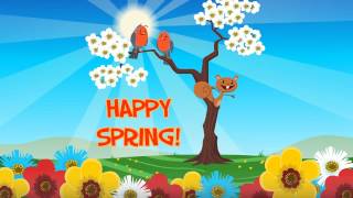 Funmoods- Welcome Spring card-