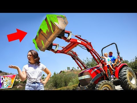 World's Largest Slime Prank! (TRACTOR)