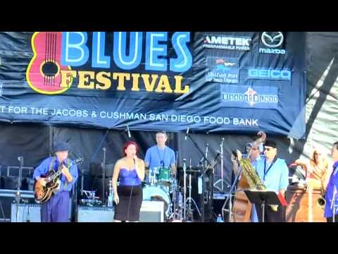 Whitney Shay & Robin Henkel Band at San Diego Blues Fest 2015