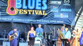 Whitney Shay & Robin Henkel Band at San Diego Blues Fest 2015