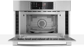 Bosch built-in oven with microwave-function30'' Stainless Steel HMC80151UC Picture
