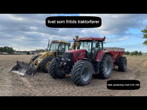(Livet som fritids traktorfører) Kalk spredning del 2 (ny traktor!)