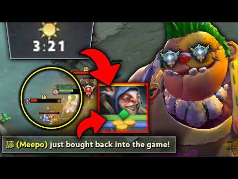 OMG MEEPO 3MINS RAGE BUYBACK!! IT'S EPIC NIGHTMARE WHEN YOU MEET GrandMaster PUDGE | GENIUS PUDGE