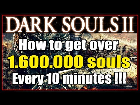 DARK SOULS 2 - INFINITE SOULS FARMING 1.600.000 SOULS + 6 "TWINKLING TITANITES" EVERY 10 MINUTES!!!