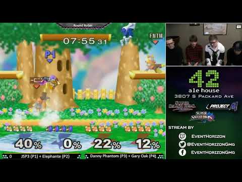 Construct 120 - JSP3 + Elephante vs Danny Phantom + Gary Oak - Melee Doubles