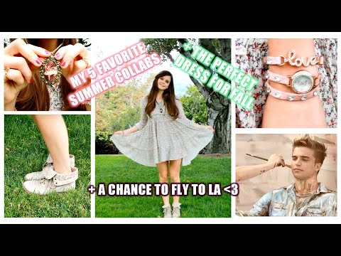 5 FAV SUMMER COLLABS + Perfect Fall Outfit + Chance to fly to LA ❤ | Vlog