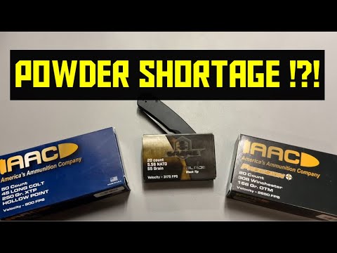 AAC stellt Produktion ein – Pulvermangel ￼!!!