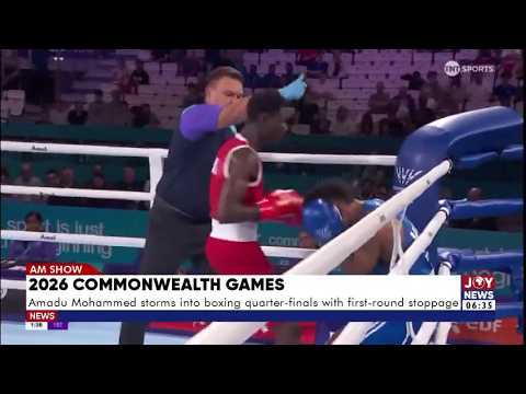 2026 Commonwealth Games: Amadu Mohammed storms into boxing quarter-finals with first-round stoppage