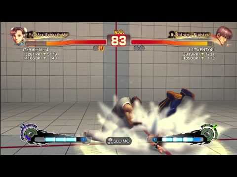 iTzMike kin 4 (Chun-Li) vs l 1TWENTY4 l (Guy)_SFAE_HD