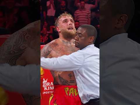 ANTHONY JOSHUA GETS THE KO AGAINST JAKE PAUL IN ROUND 6 #JakeJoshua