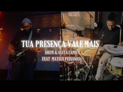 Tua Presença Vale Mais - Mateus Brito / Drum Cam & Guitar Cam / Ao Vivo Na Lagoinha Caxias
