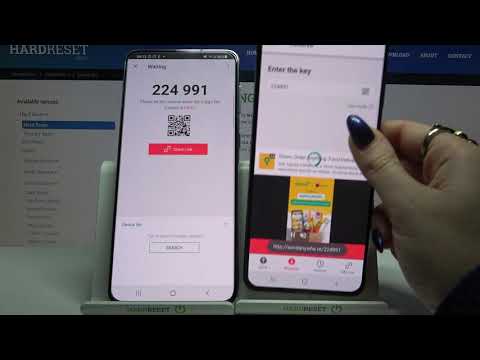 Transfer data from Android to Samsung Galaxy S21 Send Anywhere